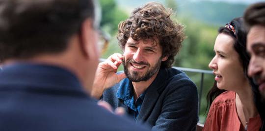 Man smiling